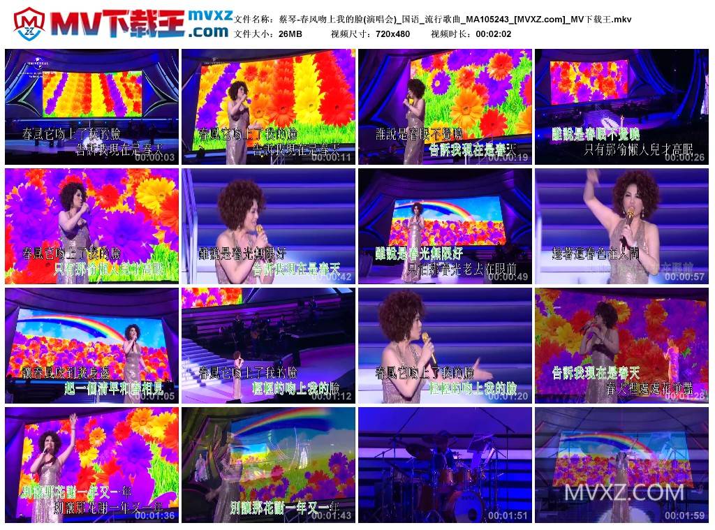 蔡琴-春风吻上我的脸(演唱会)_国语_流行歌曲_MA105243